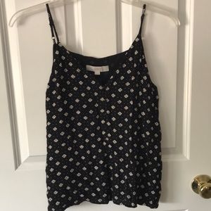 Loft Sleeveless Shirt/Cami Size M